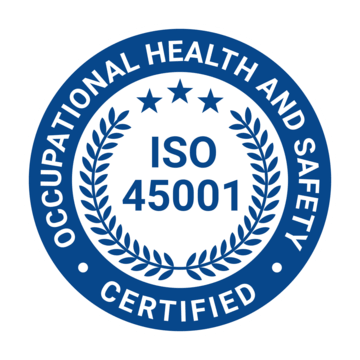 ISO 45001 Occupational Health and Safety Certified